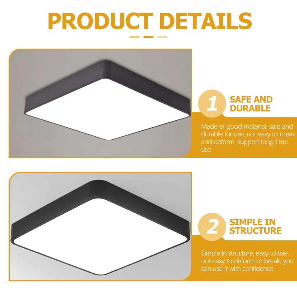 Modern Style Flush Mount Ceiling Light Led Square Shaped Living Room Kitchen Bathroom Light Fixture Simple Durable Home
Modern Style Flush Mount Ceiling Light Led Square Shaped Living Room Kitchen Bathroom Light Fixture Simple Durable Home