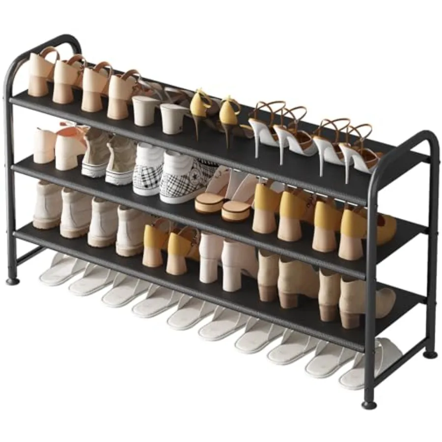 Shoe Rack Long Storage Organizer Wide Metal Shoe Shelf for Closet Entryway
Shoe Rack Long Storage Organizer Wide Metal Shoe Shelf for Closet Entryway