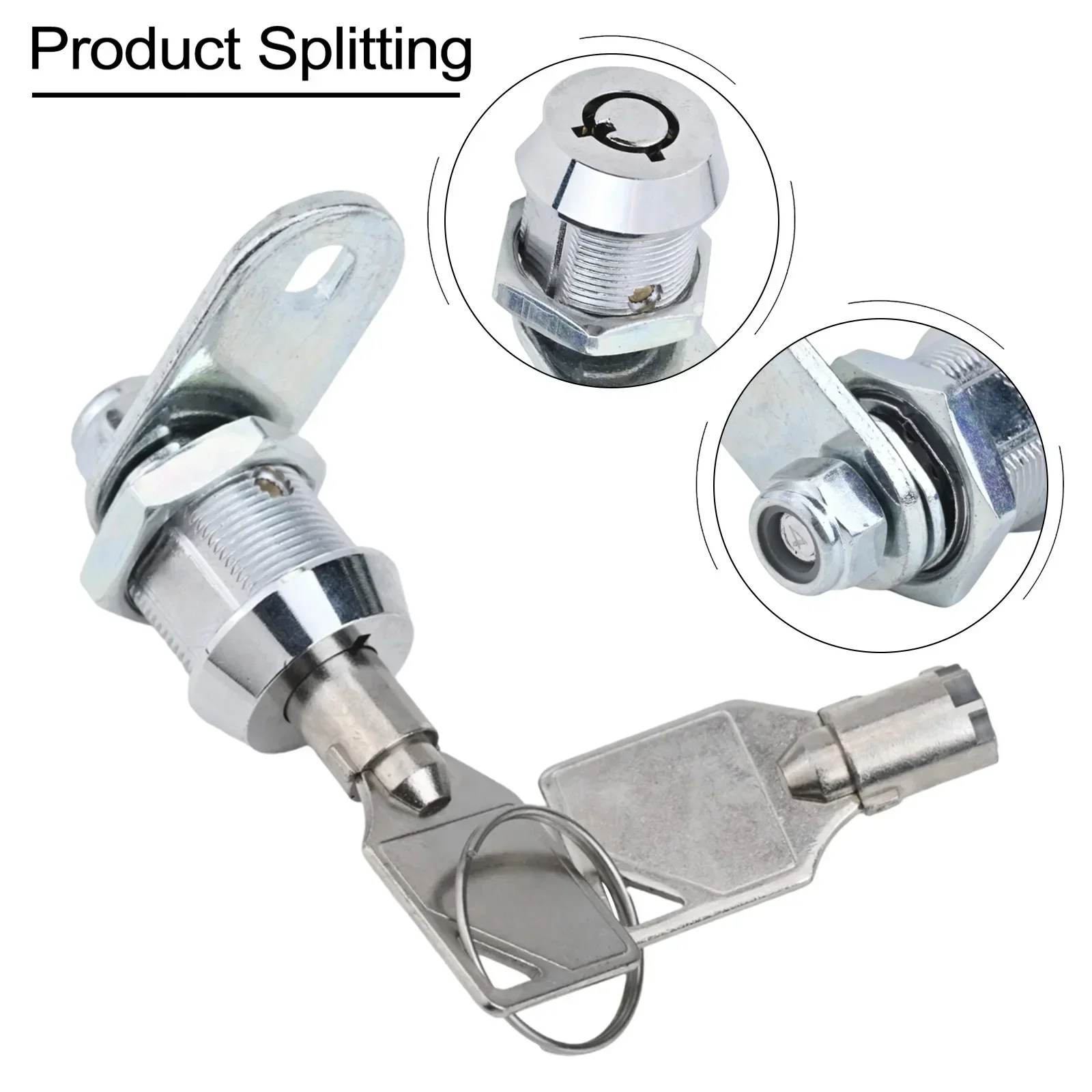 Zinc Alloy 17mm Cam Lock for Enclosures Desks Drawers and Toolboxes Comes with 2 Keyed Alike Keys for Easy Access
Zinc Alloy 17mm Cam Lock for Enclosures Desks Drawers and Toolboxes Comes with 2 Keyed Alike Keys for Easy Access