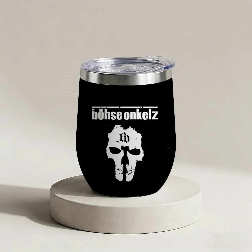 BLack B-Bohse O-Onkelz Vacuum Flasks 12oz Eggshell Cup with Lid Portable Coffee Cups Travel Household Office Drinking Mug
BLack B-Bohse O-Onkelz Vacuum Flasks 12oz Eggshell Cup with Lid Portable Coffee Cups Travel Household Office Drinking Mug
