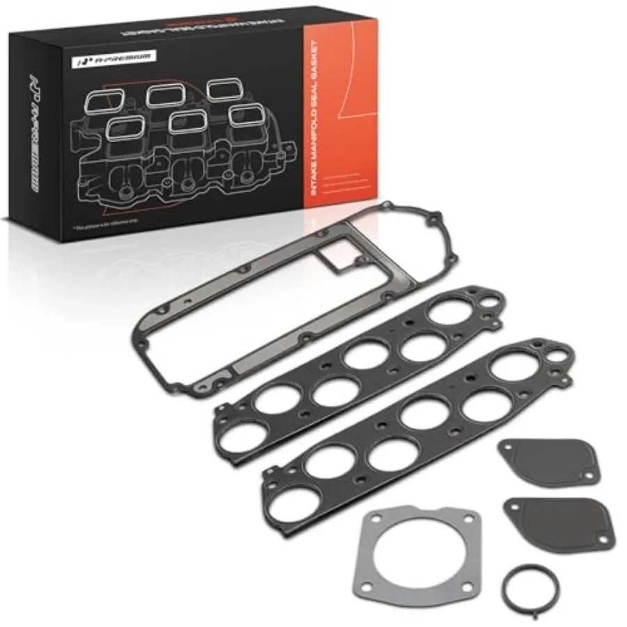 Upper Side Engine Intake Manifold Gasket Set Compatible with Honda Ridgeline 2006 2007 2008, 3.5L
Upper Side Engine Intake Manifold Gasket Set Compatible with Honda Ridgeline 2006 2007 2008, 3.5L