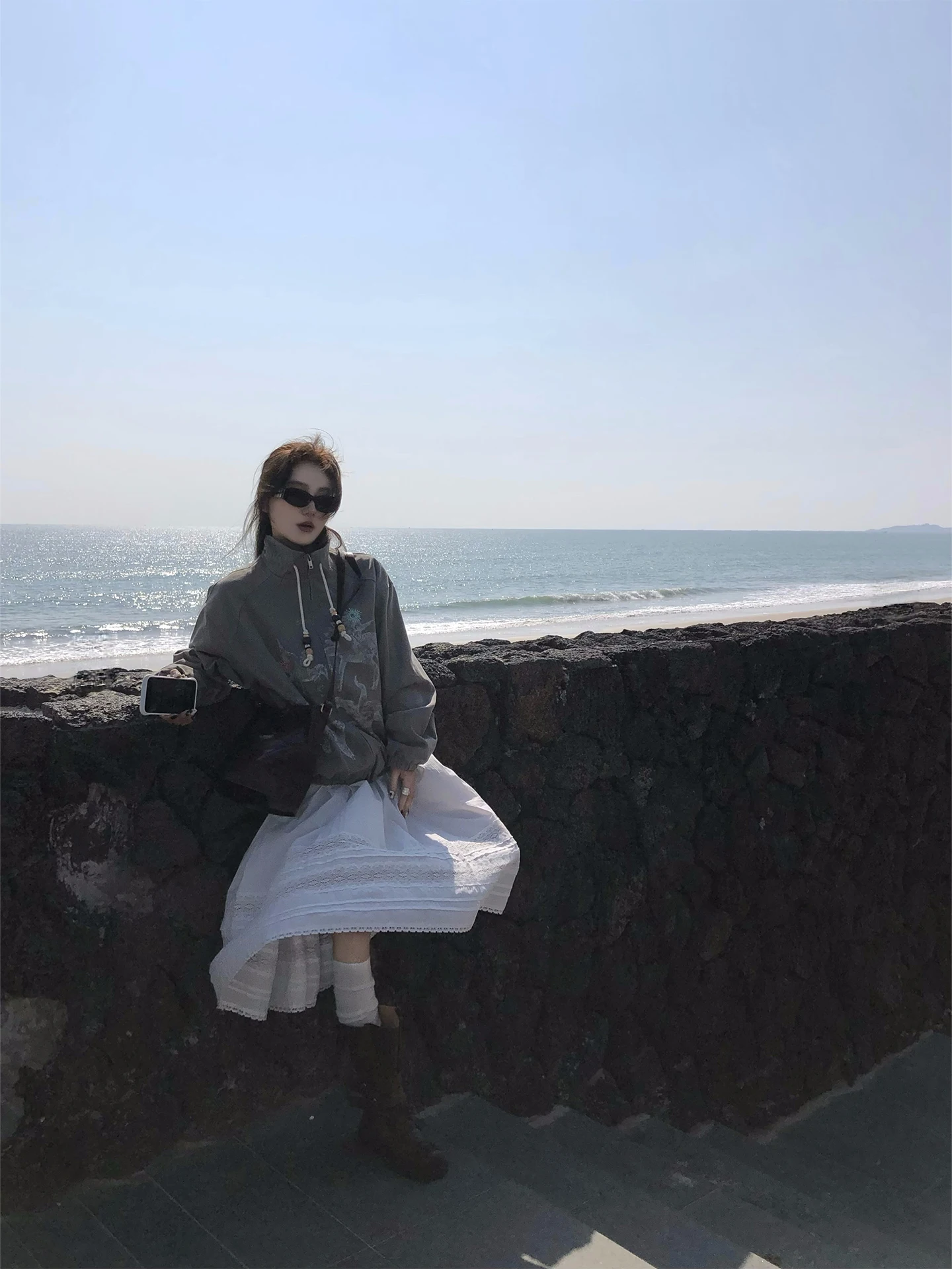 Deep Grey Casual Loose Fit Zipper Jacket Stand Collar Print Unisex Versatile Comfortable Cotton Spring Autumn Fashion
Deep Grey Casual Loose Fit Zipper Jacket Stand Collar Print Unisex Versatile Comfortable Cotton Spring Autumn Fashion
