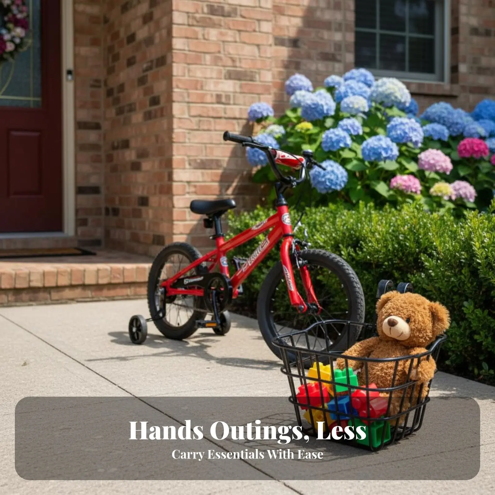 Kids Bike Basket Easy Installation Children's Handlebar Basket Removable Large Capacity
Kids Bike Basket Easy Installation Children's Handlebar Basket Removable Large Capacity