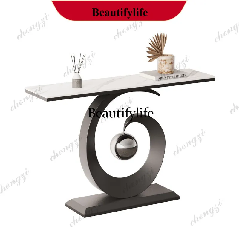 YL Simple Modern Console Table Nordic Chic Elegant Luxury Trendy Hall Decor Tavolo Consolle Allungabile Living Room Furniture
YL Simple Modern Console Table Nordic Chic Elegant Luxury Trendy Hall Decor Tavolo Consolle Allungabile Living Room Furniture