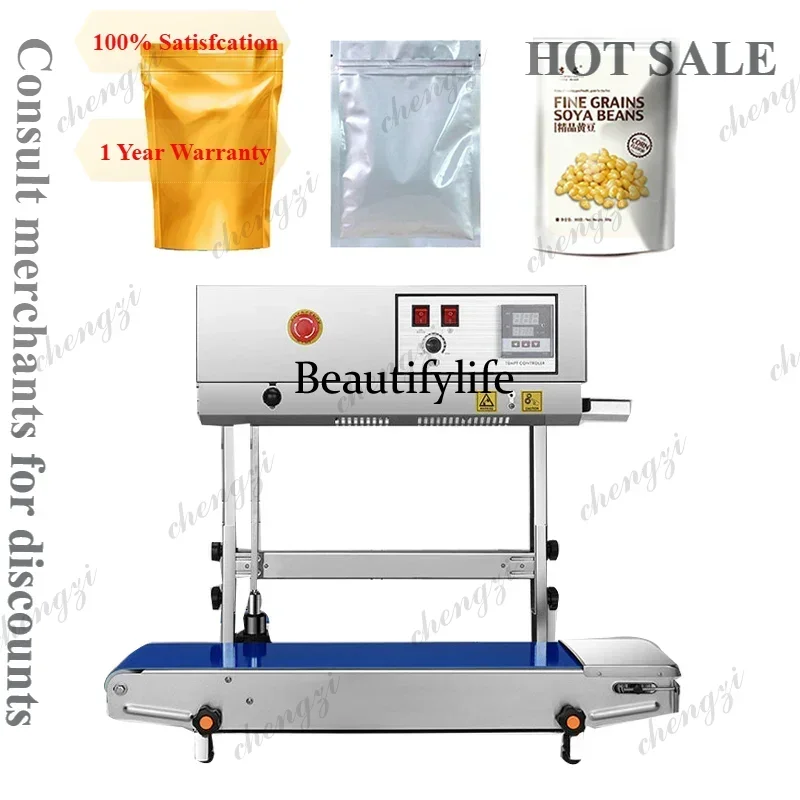 Continuous Sealing Machine Commercial Plastic Packaging Bag Film Aluminum Foil Bag Food Tea Paper Bag Automatic Sealing Machine
Continuous Sealing Machine Commercial Plastic Packaging Bag Film Aluminum Foil Bag Food Tea Paper Bag Automatic Sealing Machine