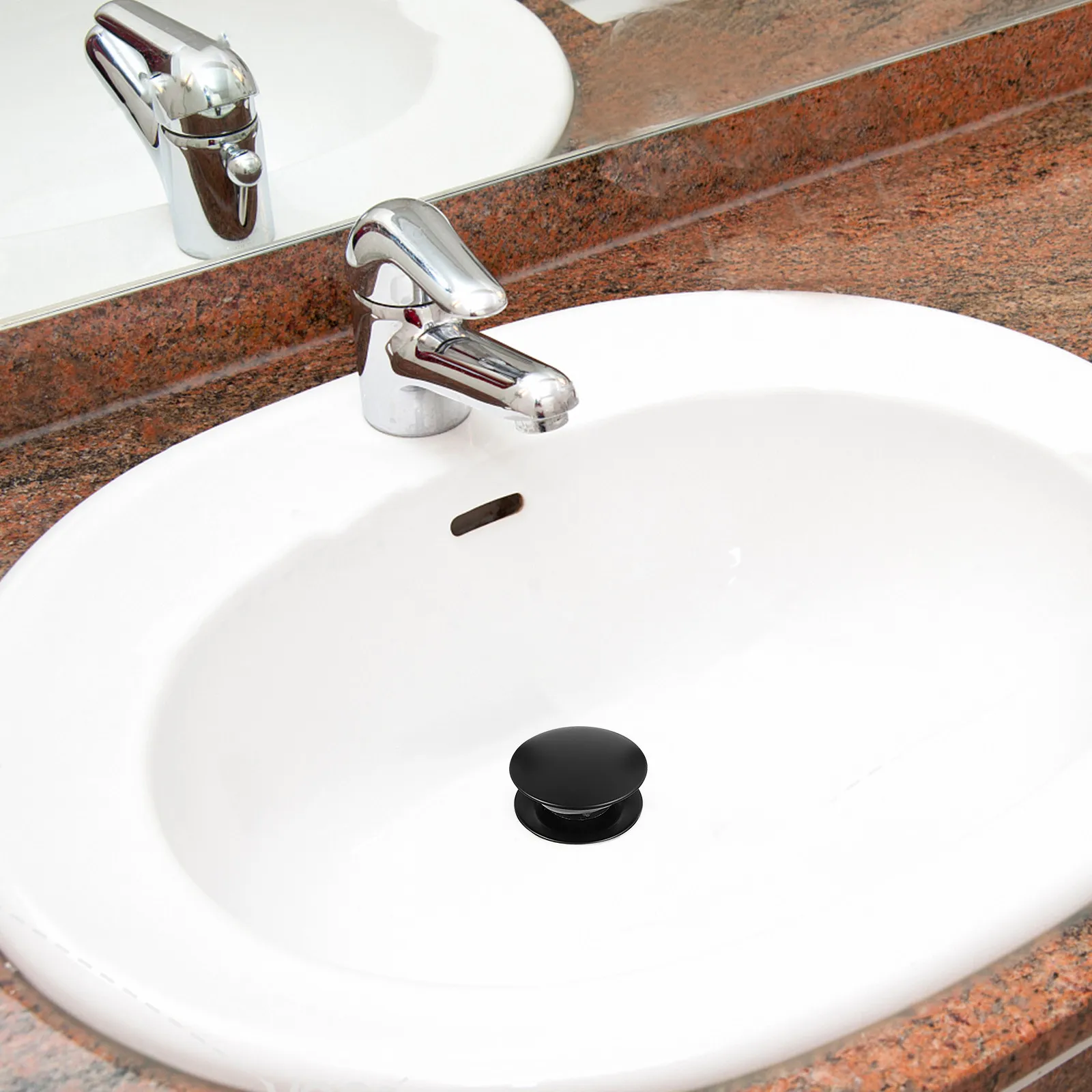 2 Pcs Bathroom Sink Plugs Basin Drain Stopper Replacement Push Button Stoppers Kitchen
2 Pcs Bathroom Sink Plugs Basin Drain Stopper Replacement Push Button Stoppers Kitchen