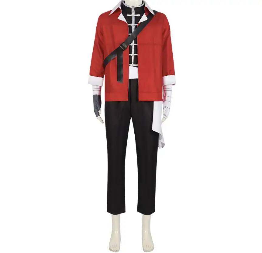 Anime Mens Costume Himmel Cosplay Stark Outfit Kongfu Suit Red Cloak Coat Uniform Halloween Christmas Outfit
Anime Mens Costume Himmel Cosplay Stark Outfit Kongfu Suit Red Cloak Coat Uniform Halloween Christmas Outfit