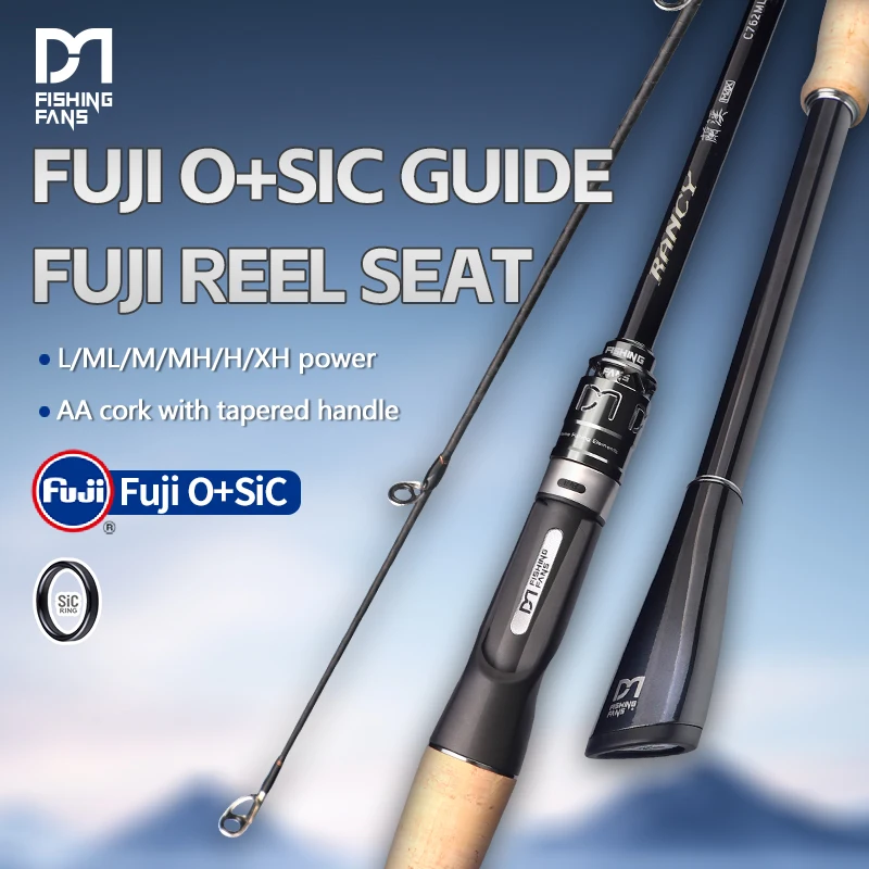 FISHINGFANS RANCY MAX FUJI O GUIDE FUJI REEL SEAT AA CORK HANDLE 30T+40T CARBON LURE L ML M MH H XH FISHING ROD
FISHINGFANS RANCY MAX FUJI O GUIDE FUJI REEL SEAT AA CORK HANDLE 30T+40T CARBON LURE L ML M MH H XH FISHING ROD