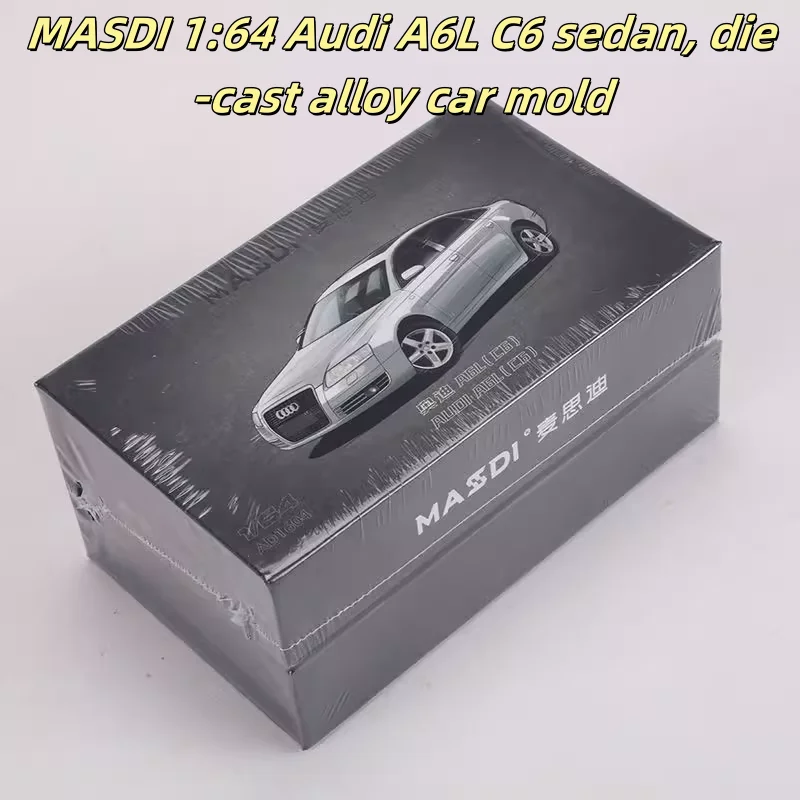 MASDI 1:64 Audi A6L C6 silver car, die-cast alloy car model, for teenagers to play with, adult decoration, birthday gift.
MASDI 1:64 Audi A6L C6 silver car, die-cast alloy car model, for teenagers to play with, adult decoration, birthday gift.