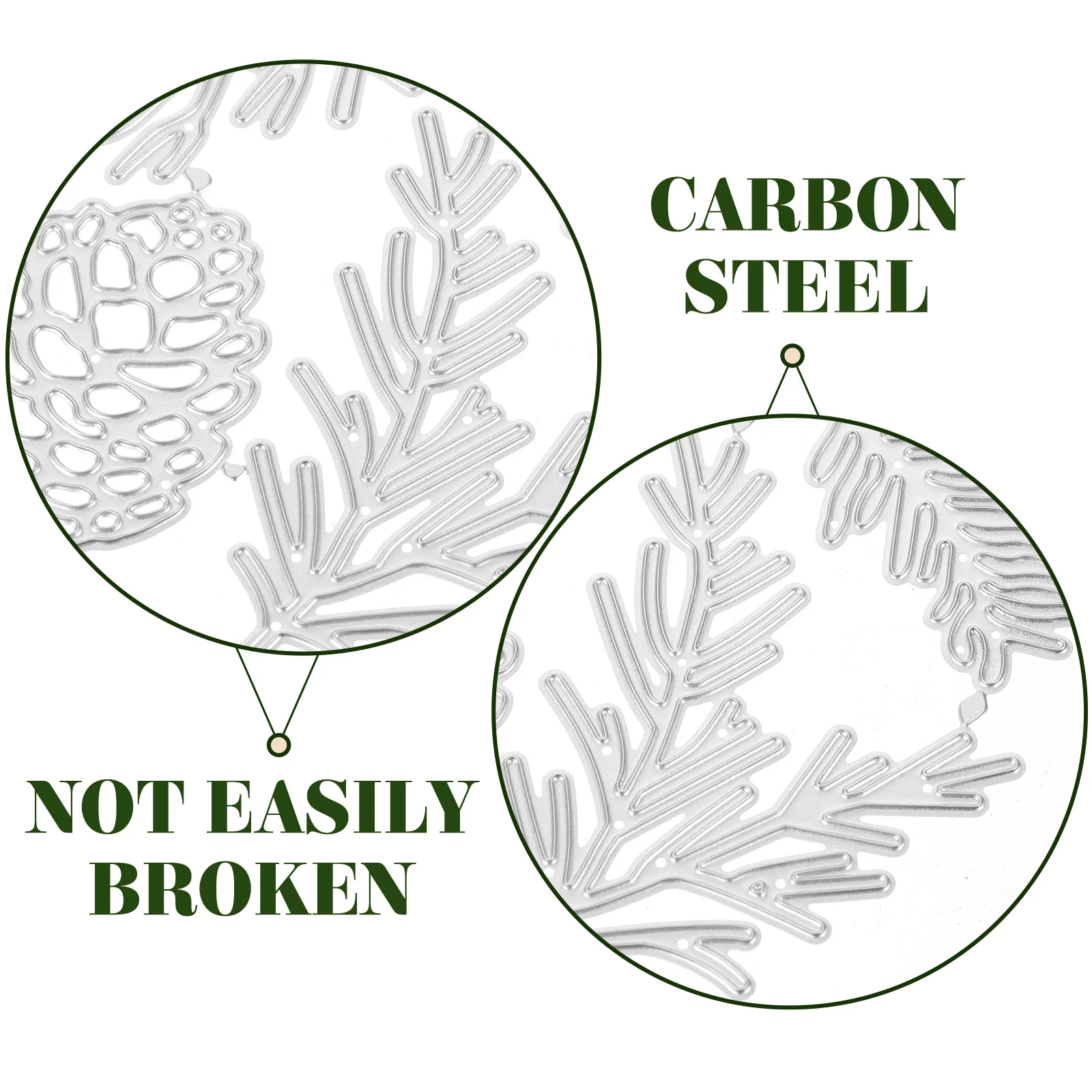 1 Set Pine Cone Shaped Carbon Steel Cutting Die For Diy Scrapbooking Album Craft Making Template Festival Party Home Decorative
1 Set Pine Cone Shaped Carbon Steel Cutting Die For Diy Scrapbooking Album Craft Making Template Festival Party Home Decorative