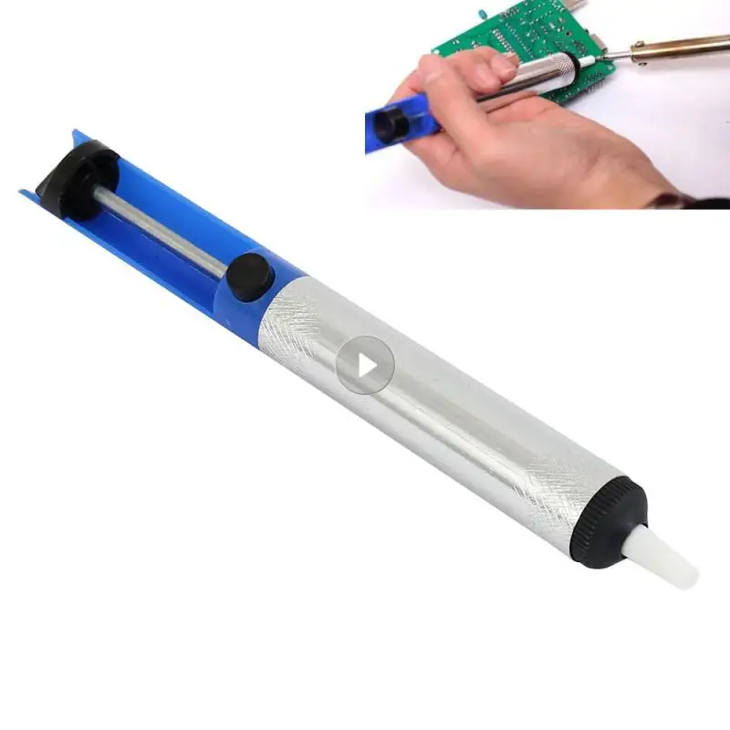 Soldering Sucker Pen High Temperature Aluminum Alloy Hand Welding Tools Desolder Strong Electric Soldering Iron Tool Manual
Soldering Sucker Pen High Temperature Aluminum Alloy Hand Welding Tools Desolder Strong Electric Soldering Iron Tool Manual