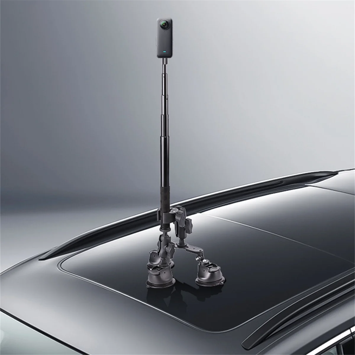 Fashion Car Suction Cup Mount Kit with Invisible Selfie Stick Ball Head Adapter for Insta360 X4 X3 Action Camera Accessories
Fashion Car Suction Cup Mount Kit with Invisible Selfie Stick Ball Head Adapter for Insta360 X4 X3 Action Camera Accessories