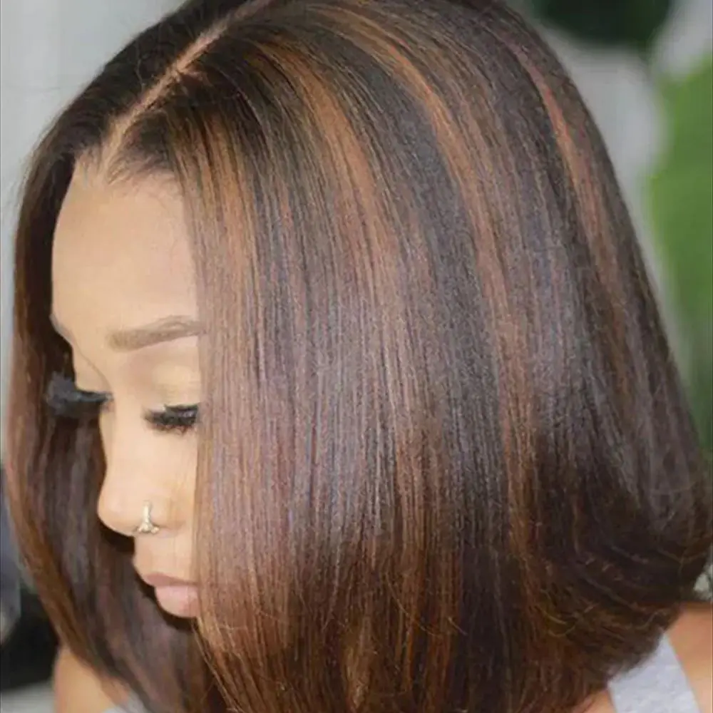 Soft Highlight Brown Short 14Inch 5x5 Silk Base Straight Jewish Human BabyHair HD Lace European Hair Glueless Preplucked Daily
Soft Highlight Brown Short 14Inch 5x5 Silk Base Straight Jewish Human BabyHair HD Lace European Hair Glueless Preplucked Daily