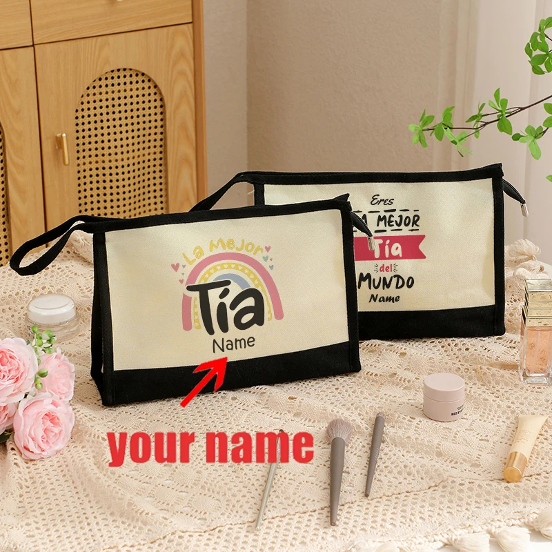 Yo Soy La Tia Loca De PABLITO Custom Name Clutch Color Block Fashion Storage Pouch with Zipper Travel Makeup Bag Organizer Gift
Yo Soy La Tia Loca De PABLITO Custom Name Clutch Color Block Fashion Storage Pouch with Zipper Travel Makeup Bag Organizer Gift