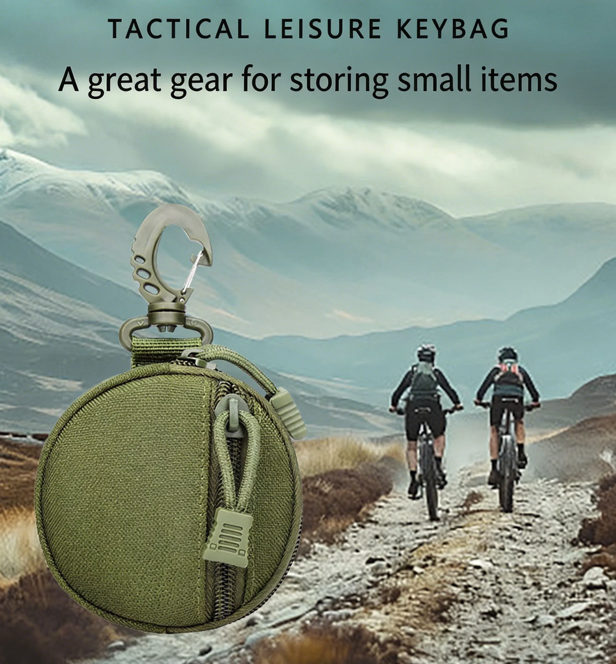 Waist Belt Hanging Tactical Round Pouch Mini Key Small Bag Outdoor Multifunctional Gear Accessory Storage Bag
Waist Belt Hanging Tactical Round Pouch Mini Key Small Bag Outdoor Multifunctional Gear Accessory Storage Bag