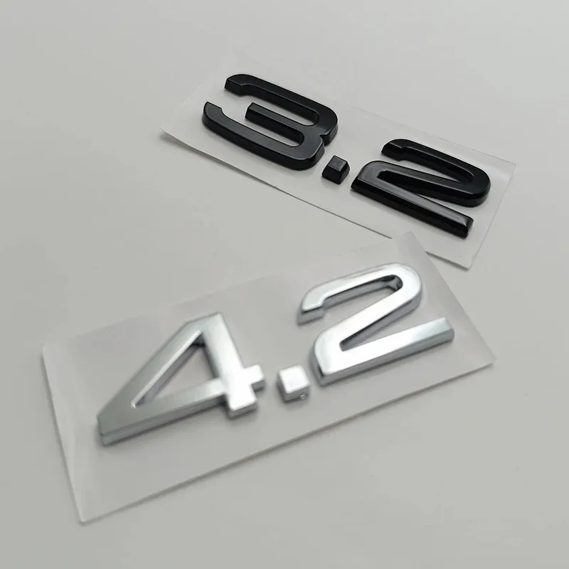 3D Chrome Black 2.4 3.2 4.2 Letters Car Fender Badge Trunk Emblem Decal For Audi A4 B7 TT Q5 Q7 A6 S6 S5 S4 RS5 Accessories
3D Chrome Black 2.4 3.2 4.2 Letters Car Fender Badge Trunk Emblem Decal For Audi A4 B7 TT Q5 Q7 A6 S6 S5 S4 RS5 Accessories