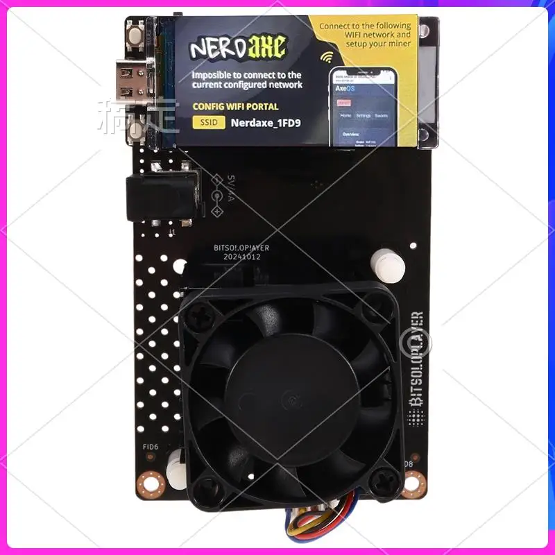 ABT-Nerdaxe Nerdminer Miner Bitaxe 500Gh/S Solo Lottery BTC Miner BM1366 ASIC Chip Лотерейный майнер BR PLUG
ABT-Nerdaxe Nerdminer Miner Bitaxe 500Gh/S Solo Lottery BTC Miner BM1366 ASIC Chip Лотерейный майнер BR PLUG