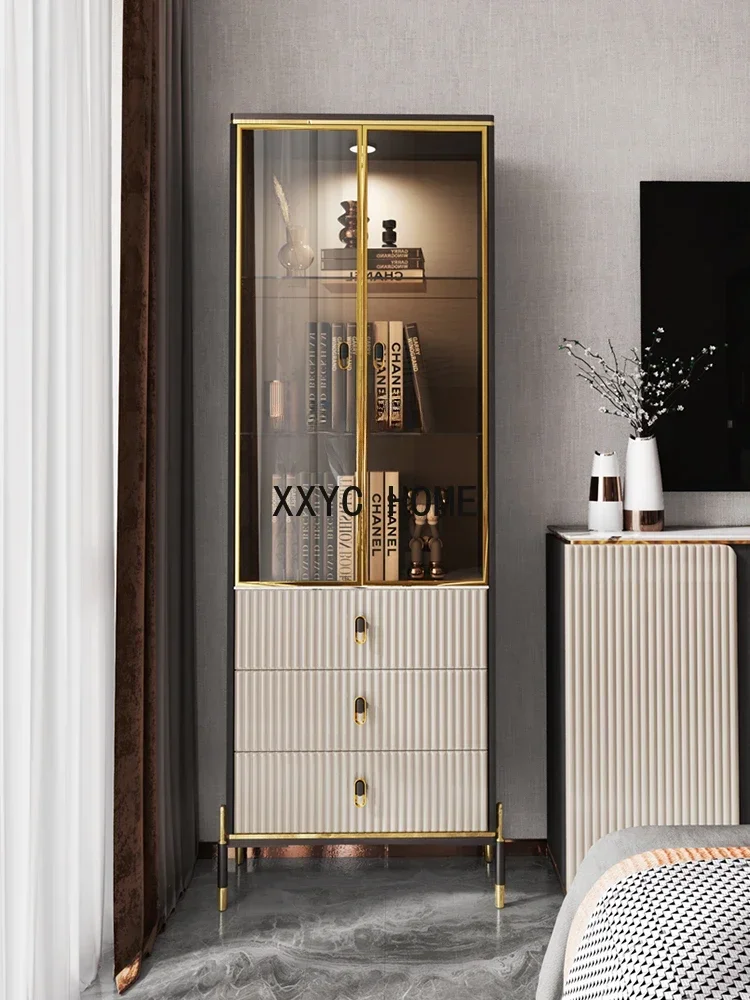 Light Luxury Combined Bookcase One Wall High-End Display Modern Home Bookshelf Locker
Light Luxury Combined Bookcase One Wall High-End Display Modern Home Bookshelf Locker