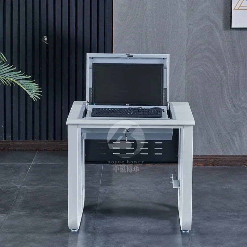 DSA flip computer desk school computer room computer room cloud host training table classroom hidden desk
DSA flip computer desk school computer room computer room cloud host training table classroom hidden desk