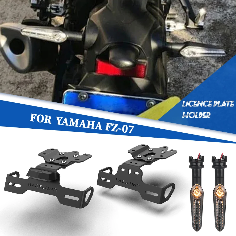 MT-07 2024 Motorcycle License Plate Holder Rear Tail Tidy Fender Eliminator Kit Bracket For YAMAHA MT07 MT 07 FZ-07 2013-2023
MT-07 2024 Motorcycle License Plate Holder Rear Tail Tidy Fender Eliminator Kit Bracket For YAMAHA MT07 MT 07 FZ-07 2013-2023