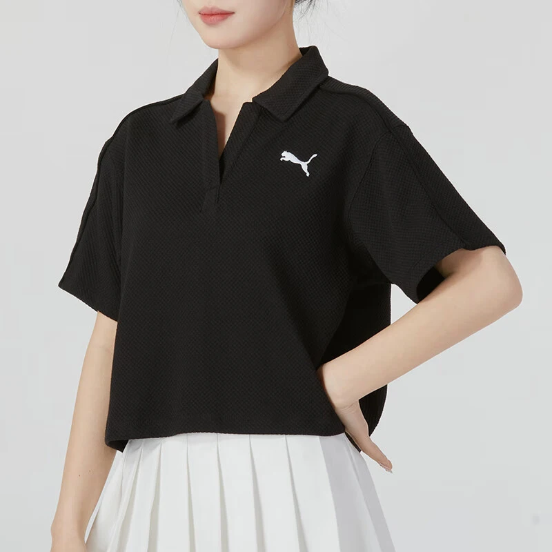 Puma, новая женская трикотажная дышащая спортивная повседневная рубашка-поло с короткими рукавами 682156-01
Puma, новая женская трикотажная дышащая спортивная повседневная рубашка-поло с короткими рукавами 682156-01