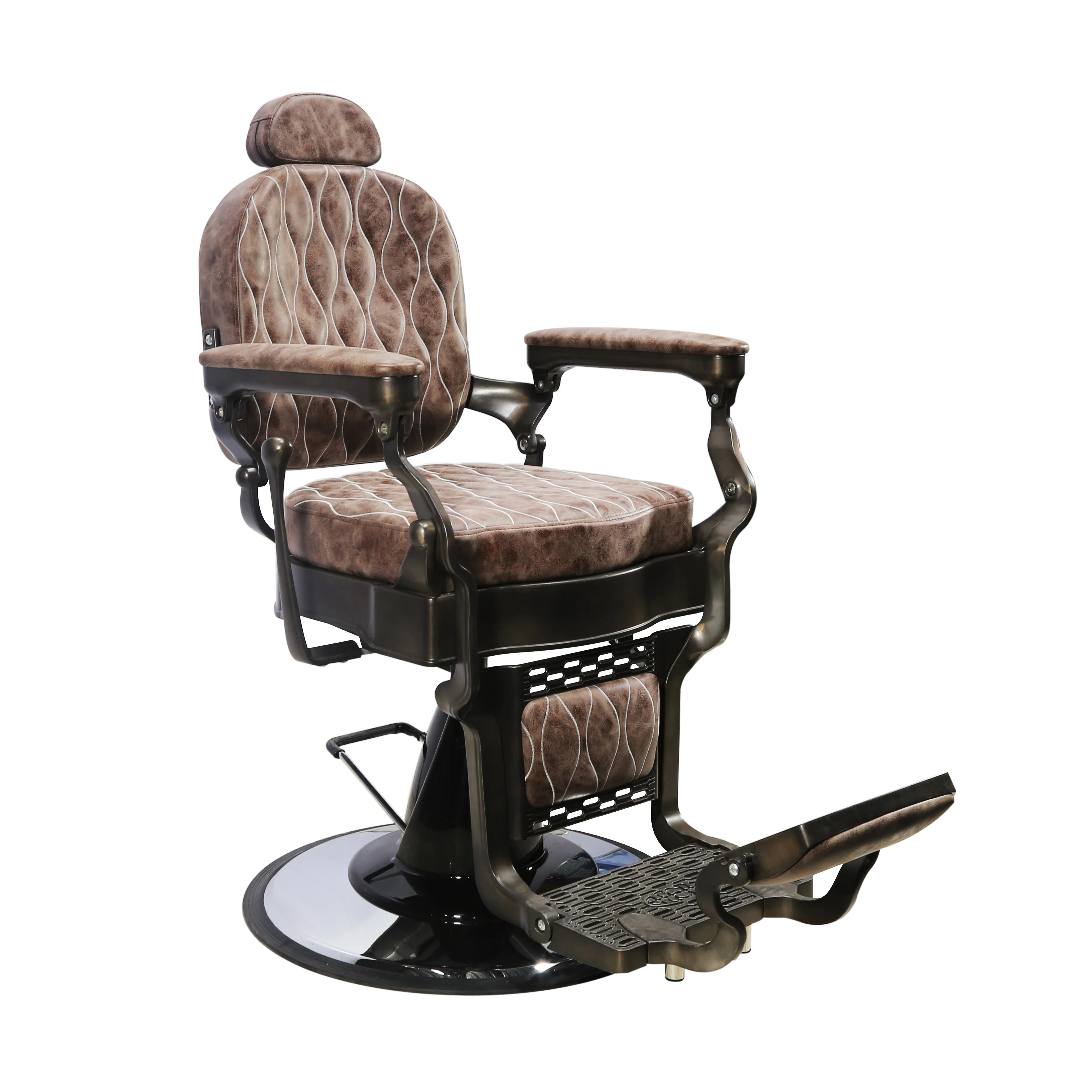 Bronze Antique Heavy Duty Barber Chair Quality Hairdressing Furniture Custom New Hair Salon Equipment
Bronze Antique Heavy Duty Barber Chair Quality Hairdressing Furniture Custom New Hair Salon Equipment