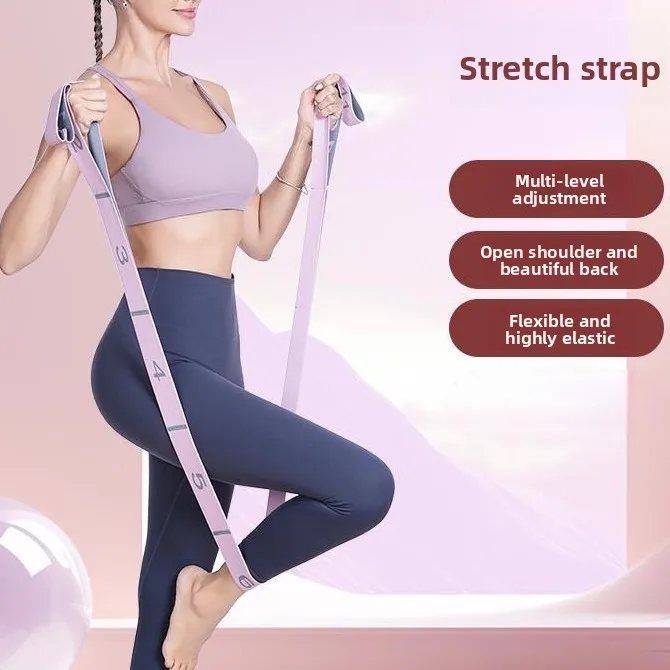 Yoga stretching belt digital segmented dance shaping body elastic rope back shoulder position training auxiliary tension rope
Yoga stretching belt digital segmented dance shaping body elastic rope back shoulder position training auxiliary tension rope