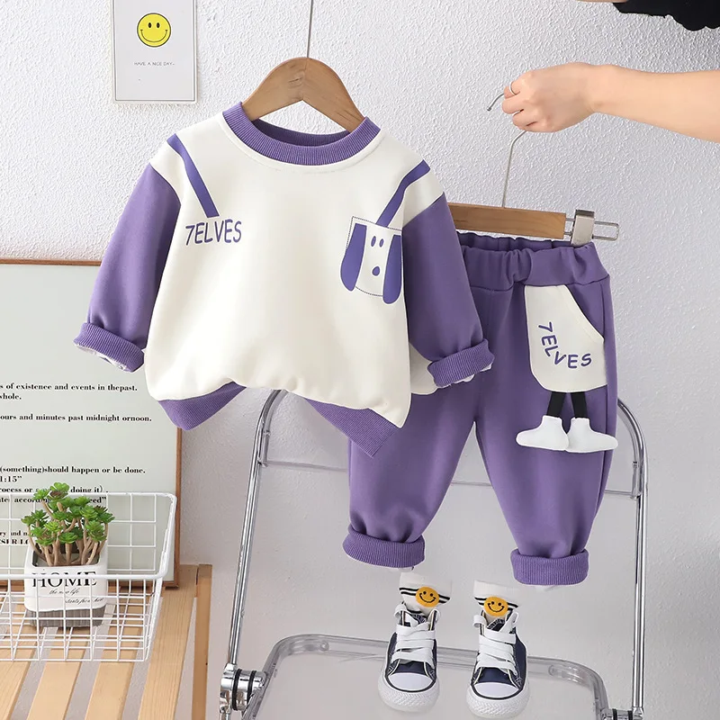 Toddler Boys Outfit Set 2024 Spring Autumn Baby Boy Clothes for Kids Cartoon Pullover Long Sleeve T-shirts and Pants Clothing
Toddler Boys Outfit Set 2024 Spring Autumn Baby Boy Clothes for Kids Cartoon Pullover Long Sleeve T-shirts and Pants Clothing