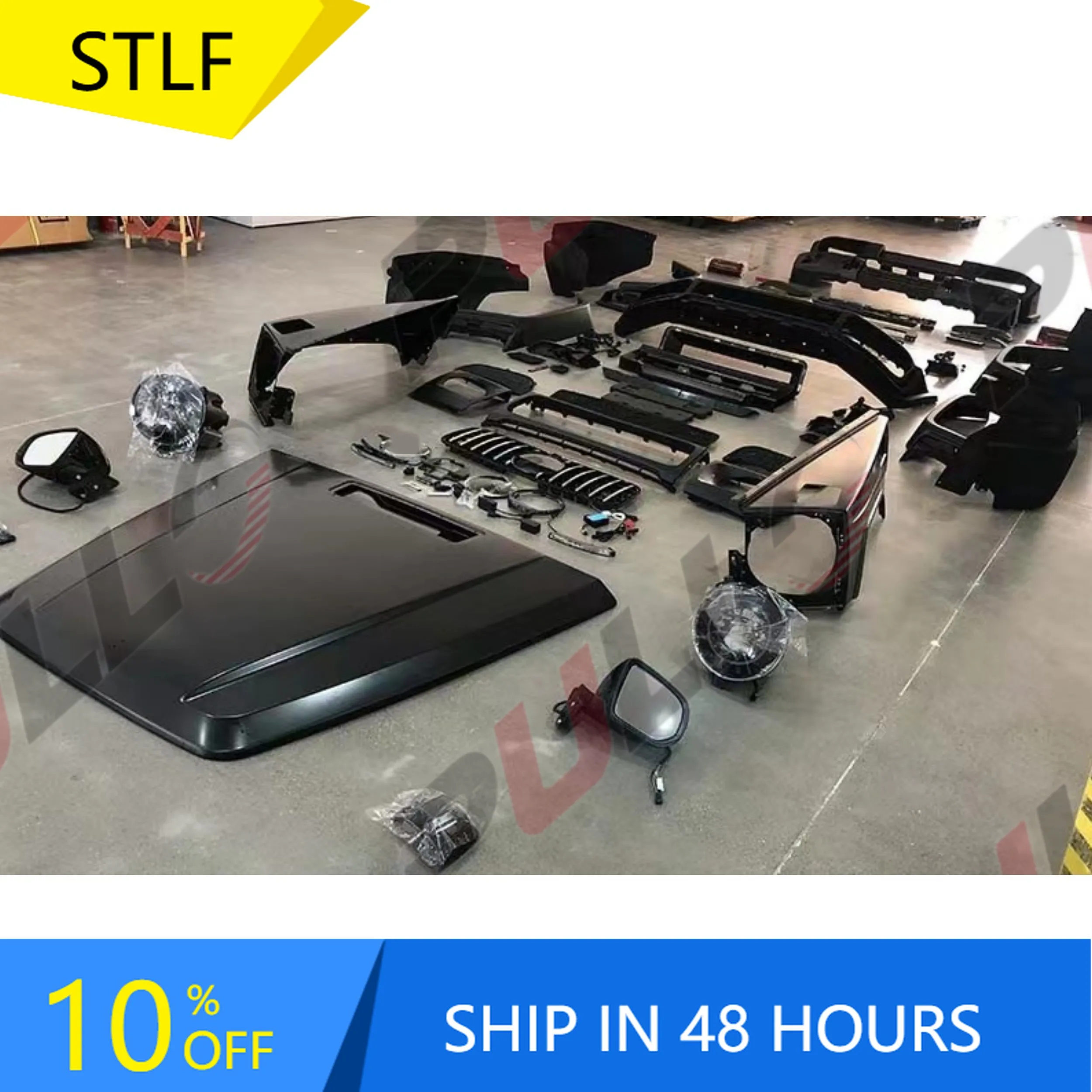 STLFGood Price Front and Rear Bumper Assembly with Grille for Benzs G Class W463 2004-2018 Upgrade to W464 B-style
STLFGood Price Front and Rear Bumper Assembly with Grille for Benzs G Class W463 2004-2018 Upgrade to W464 B-style