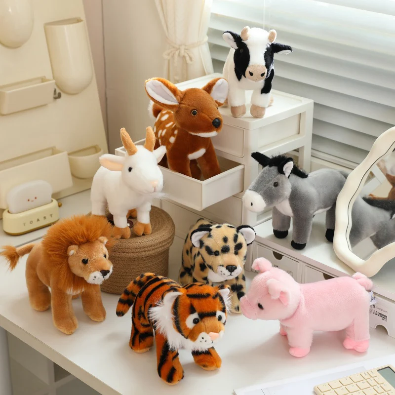 Simulation Pig Tiger Lion Cow Plush Toy Soft Stuffed Animal Doll Home Decoration Birthday Gift For Children
Simulation Pig Tiger Lion Cow Plush Toy Soft Stuffed Animal Doll Home Decoration Birthday Gift For Children