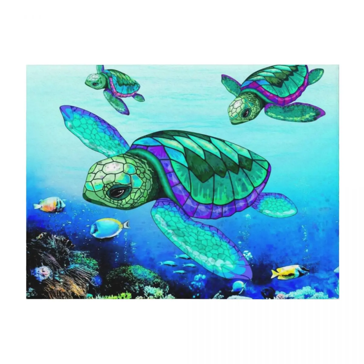 Sea Turtles Dance Throw Blanket Bed covers Designers Furry Flannel Blankets
Sea Turtles Dance Throw Blanket Bed covers Designers Furry Flannel Blankets