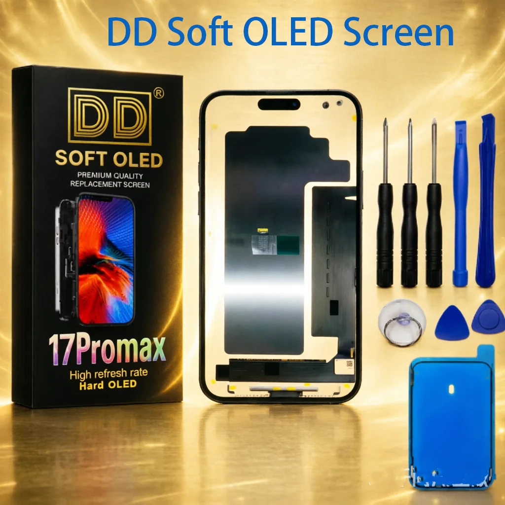 DD Brand OLED Screen For iPhone 17 Pro Max LCD For 16 15 14 Plus 12 13 Pro Max OLED Display Touch Screen Digitizer Replacement
DD Brand OLED Screen For iPhone 17 Pro Max LCD For 16 15 14 Plus 12 13 Pro Max OLED Display Touch Screen Digitizer Replacement