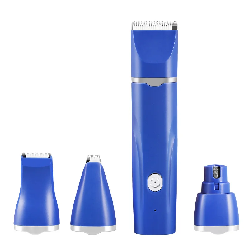 4-in-1 Quiet Pet Clipper Kit Electric Clipper & Porcelain Blades for Hair/Nail Grinding Cats & Small Dogs Grooming
4-in-1 Quiet Pet Clipper Kit Electric Clipper & Porcelain Blades for Hair/Nail Grinding Cats & Small Dogs Grooming