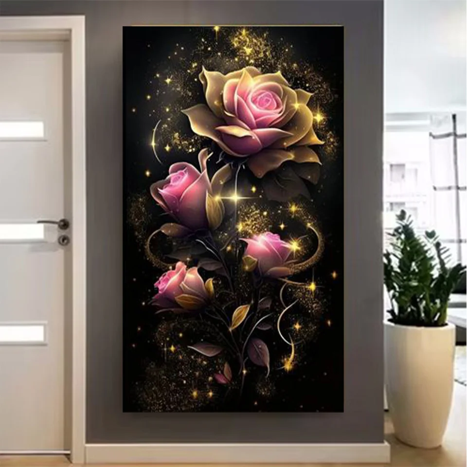 New Product 5DDIY Diamond Flower Painting Gold Cross Embroidery Landscape Full Mosaic Craft Adult Modern Home Decoration
New Product 5DDIY Diamond Flower Painting Gold Cross Embroidery Landscape Full Mosaic Craft Adult Modern Home Decoration