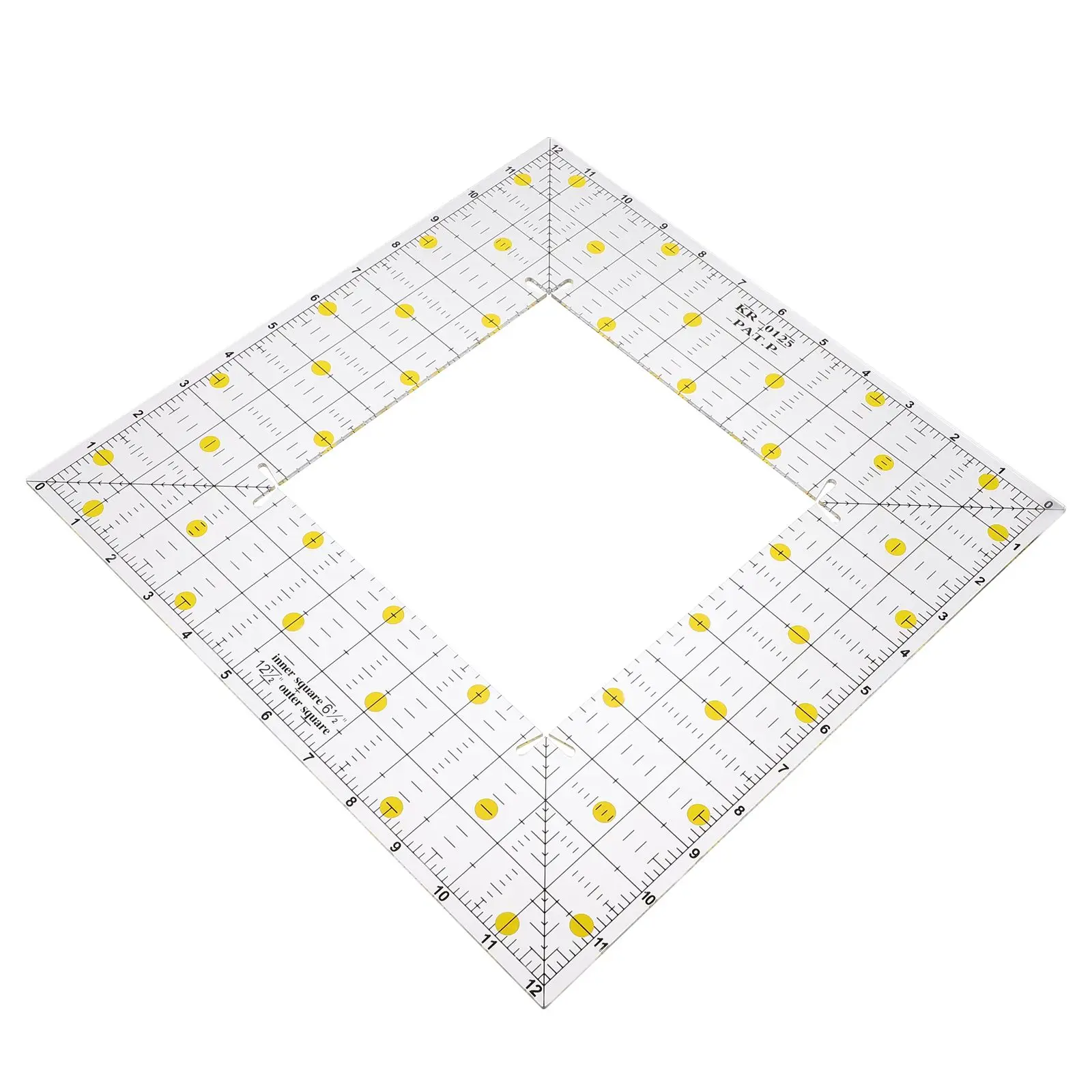 Patchwork Ruler Shape Quilting Sewing Plastic Quilting Ruler Stitching Clear Data Fabric Craft Storage Measurement
Patchwork Ruler Shape Quilting Sewing Plastic Quilting Ruler Stitching Clear Data Fabric Craft Storage Measurement