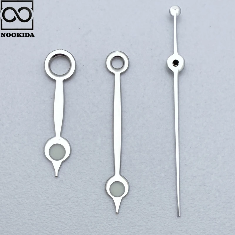 NOOKIDA Silver Simple Polished Hands Green Luminous for Japan NH35/NH36/4R/7S Automatic Movement Mechanical Watch Accessories
NOOKIDA Silver Simple Polished Hands Green Luminous for Japan NH35/NH36/4R/7S Automatic Movement Mechanical Watch Accessories