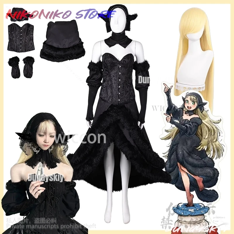 Marcille Cosplay Black Cloth Dress Lolita For Anime Dungeon Meshi Roleplay Halloween Christmas Suit For Girls Woman Customized
Marcille Cosplay Black Cloth Dress Lolita For Anime Dungeon Meshi Roleplay Halloween Christmas Suit For Girls Woman Customized