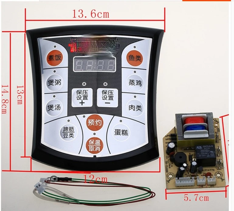 New Electric Pressure Cooker Universal Control Board Universal Board Maintenance Board Pressure Cooker Computer Board Compatible
New Electric Pressure Cooker Universal Control Board Universal Board Maintenance Board Pressure Cooker Computer Board Compatible
