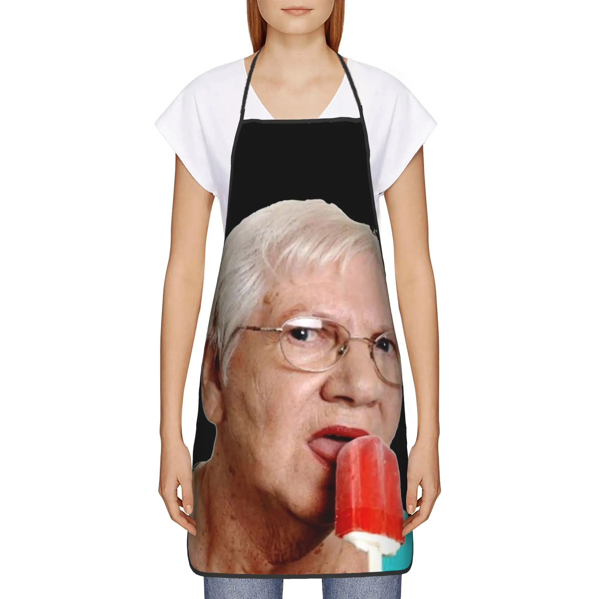 Grandma Granny Ice Cream Apron Cleaning Custom Kitchen Accessories Adult Barbecue Aprons without Pocket
Grandma Granny Ice Cream Apron Cleaning Custom Kitchen Accessories Adult Barbecue Aprons without Pocket