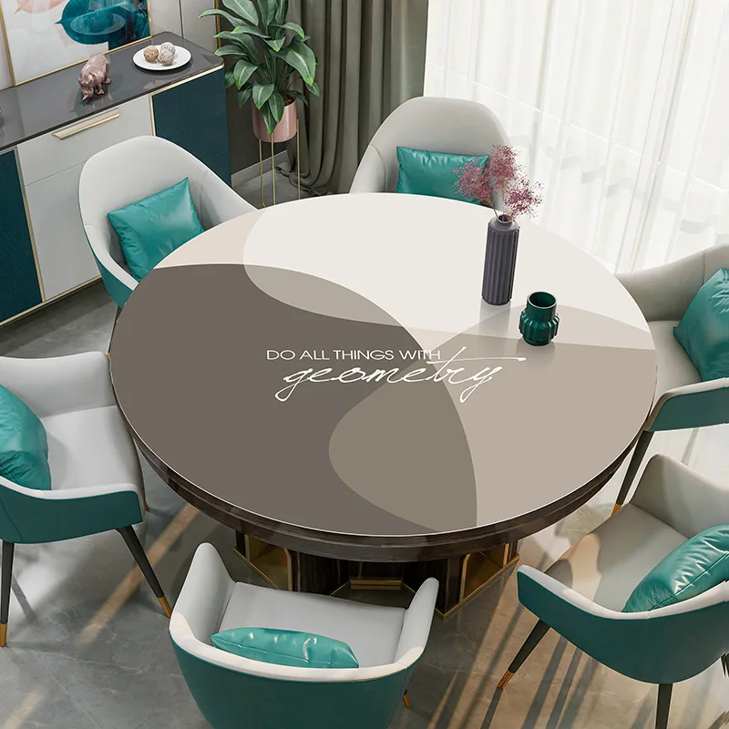 Round Tablecloth PU Waterproof Dinner Table Mat Oil-proof Kitchen Countertop Home Decoration Modern Restaurant Desk Mats
Round Tablecloth PU Waterproof Dinner Table Mat Oil-proof Kitchen Countertop Home Decoration Modern Restaurant Desk Mats