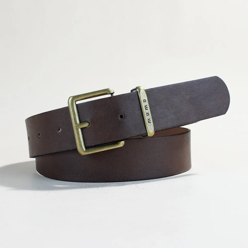 Pin Buckle Jeans Brown Belt Women's High Dress Versatile Decorative PU Thin Belt
Pin Buckle Jeans Brown Belt Women's High Dress Versatile Decorative PU Thin Belt