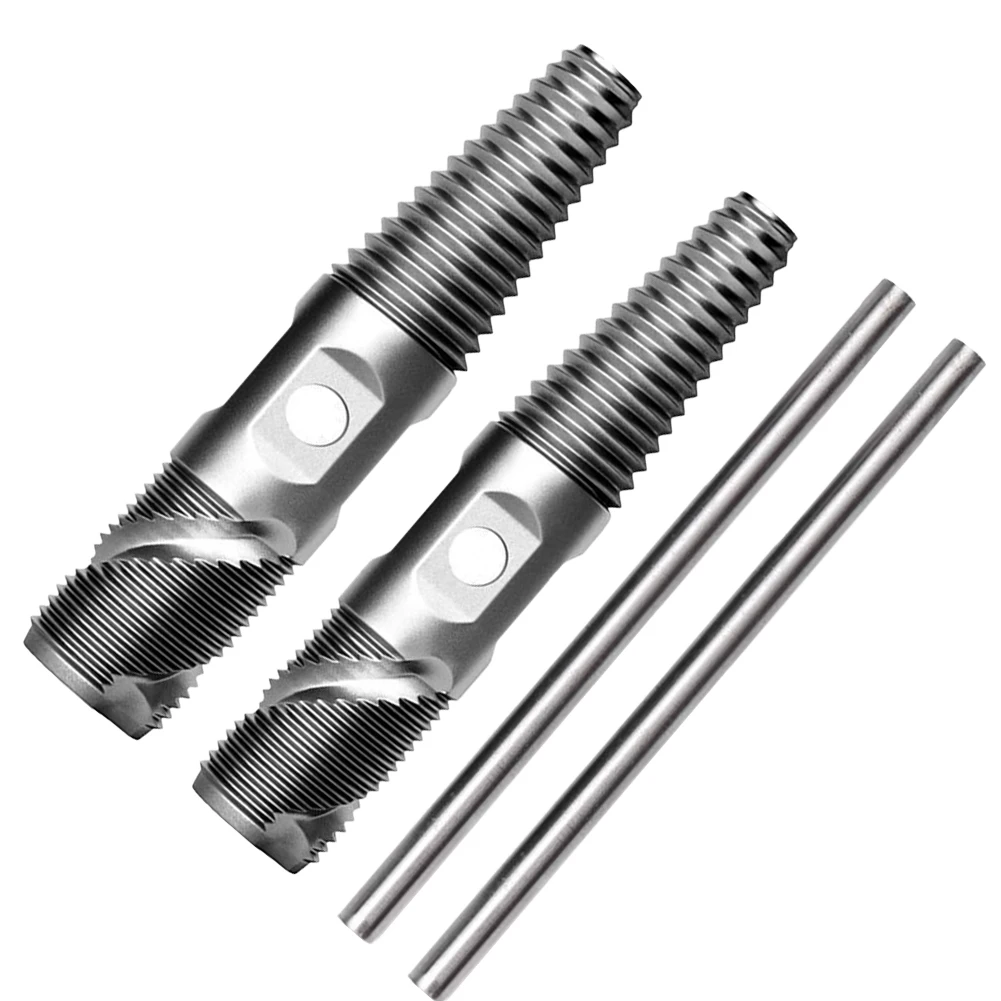 2pcs Dual-Purpose Screw Extractor Bits Set Broken Screws Remover Thread Repair Woodworking Tools Multi-tool Tool Accessories
2pcs Dual-Purpose Screw Extractor Bits Set Broken Screws Remover Thread Repair Woodworking Tools Multi-tool Tool Accessories