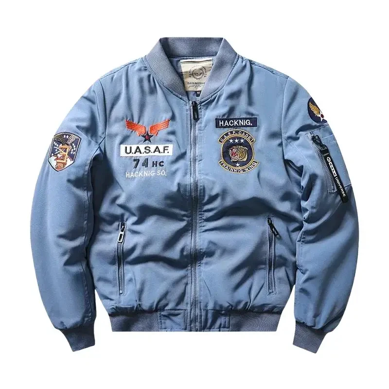 New Winter Cotton Men Flight Jackets Multi-pockets Bomber Jackets Fashion Young Men Loose Coats Quality Male Outwear Casual Coat
New Winter Cotton Men Flight Jackets Multi-pockets Bomber Jackets Fashion Young Men Loose Coats Quality Male Outwear Casual Coat