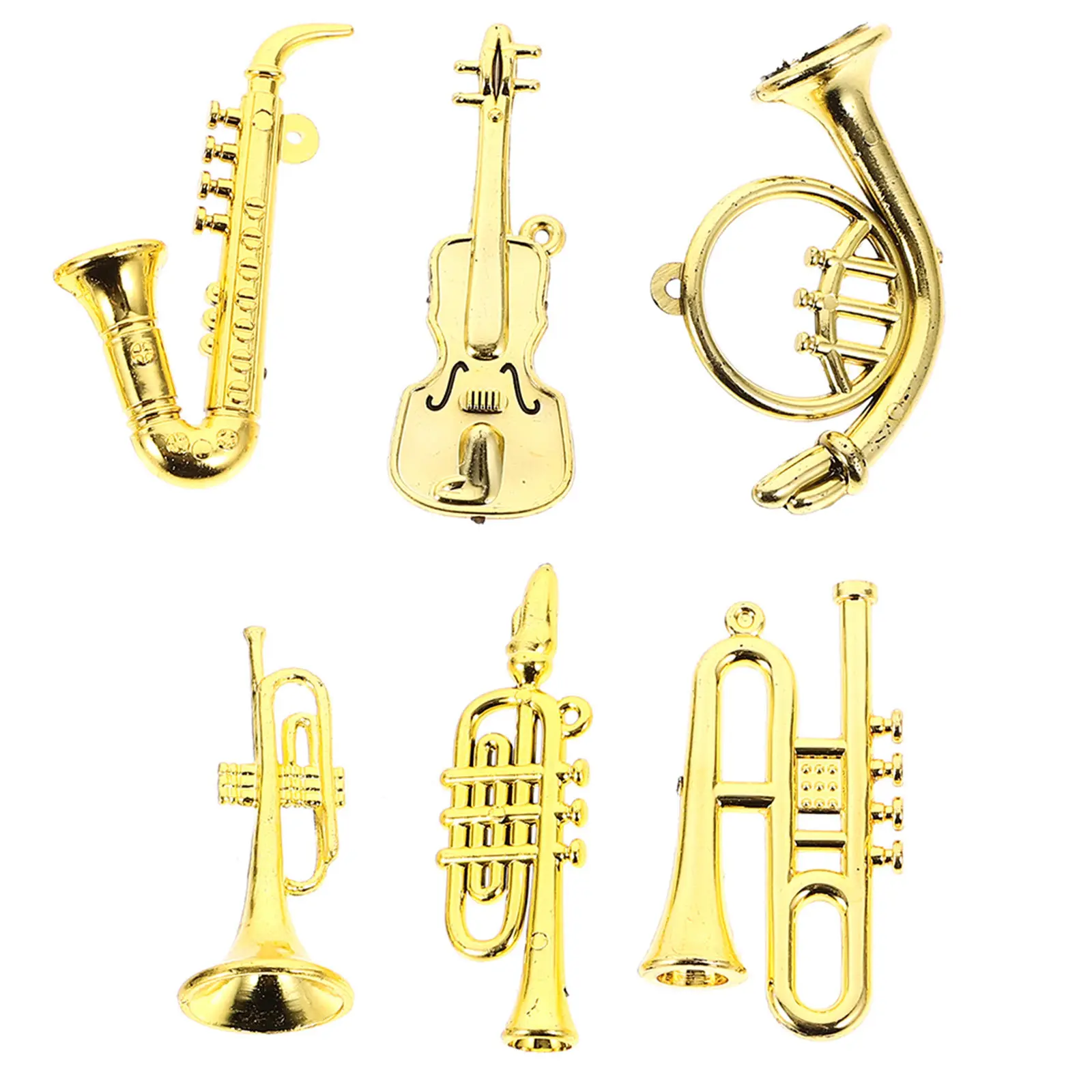 6Pcs Mini Plastic Musical Instruments High Simulation Miniature House Decorations Christmas Tree Hanging Accessories
6Pcs Mini Plastic Musical Instruments High Simulation Miniature House Decorations Christmas Tree Hanging Accessories