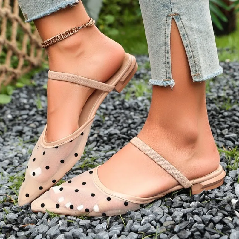 Women's Fashion Slippers Mesh Breathable Women's Shoes 2026 Summer New Elegant Party Sandals
Women's Fashion Slippers Mesh Breathable Women's Shoes 2026 Summer New Elegant Party Sandals