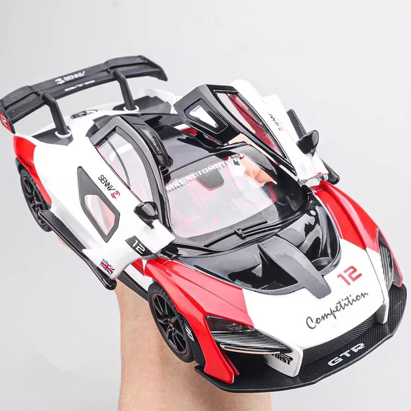 1/24 Senna Track Version Alloy Sports Car Model Diecast Metal Racing Vehicles Car Model Simulation Sound and Light Kids Toy Gift
1/24 Senna Track Version Alloy Sports Car Model Diecast Metal Racing Vehicles Car Model Simulation Sound and Light Kids Toy Gift