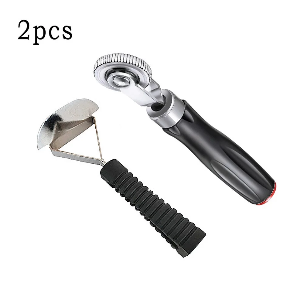 2pcs Car Tire Repair Tool Kit With Tire Patch Roller Scraper For Patching Grinding And Cleaning Automotive Repair Tools
2pcs Car Tire Repair Tool Kit With Tire Patch Roller Scraper For Patching Grinding And Cleaning Automotive Repair Tools