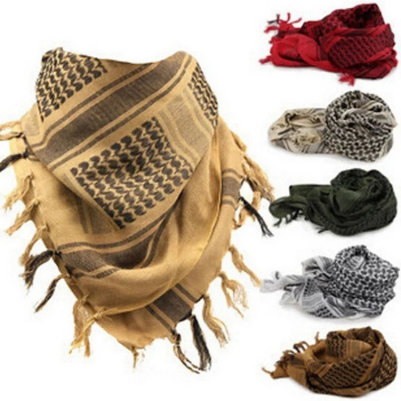 Military Shemagh Tactical Desert Scarf / 100% Cotton Keffiyeh Head Neck Scarf Wrap for Men Women, Outdoor Camping Accessories
Military Shemagh Tactical Desert Scarf / 100% Cotton Keffiyeh Head Neck Scarf Wrap for Men Women, Outdoor Camping Accessories
