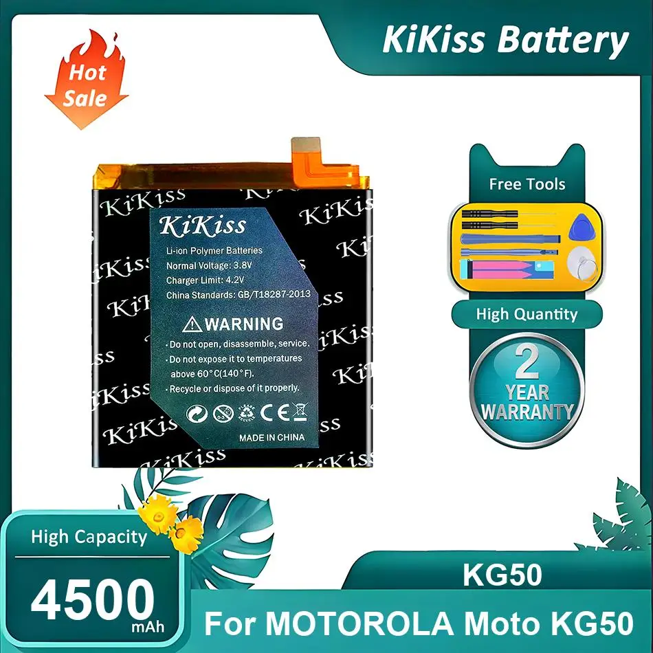 KiKiss Battery For MOTOROLA Moto KG50,KG50,4500mAh
KiKiss Battery For MOTOROLA Moto KG50,KG50,4500mAh