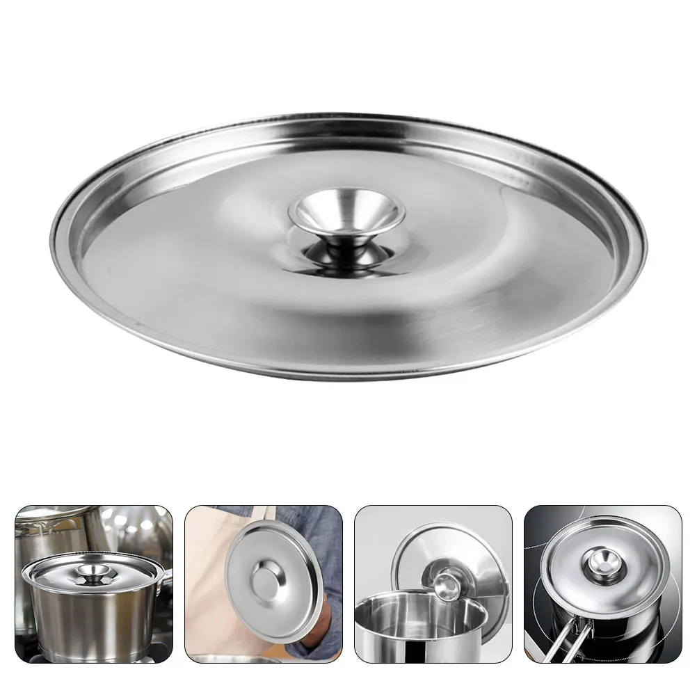 Stainless Steel Metal Lid For Seasoning Pot Cooker Lids 24cm Metal Oil Pot Cover Taste Cup Lid Kitchen Supplies Reusable Cooker
Stainless Steel Metal Lid For Seasoning Pot Cooker Lids 24cm Metal Oil Pot Cover Taste Cup Lid Kitchen Supplies Reusable Cooker